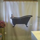 Bath Shower Curtain bath tub antique vintage victorian leg