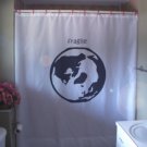 Bath Shower Curtain Arctic Earth Fragile polar ice cap world