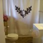 Bath Shower Curtain acorn oak leaf leaves mighty tree forest