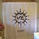 Bath Shower Curtain acantharian amoeba splat dirt mess clean