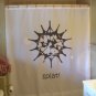 Bath Shower Curtain acantharian amoeba splat dirt mess clean