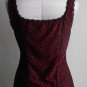 White House Black Market Animal Print Red Tank Size Medium