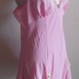 Betsy Johnson Intimates Satin Nightgown Negligee Pink Wedding Honeymoon
