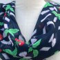 Chiffon Scarf  Blue White Red Green Chiffon Scarf - By PIYOYO