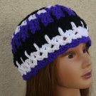 Beanie Hat Lazyday Crochet Beanie Handmade one of a kind hat multicolor Adult size - By Piyoyo