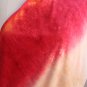 Women Infinity Scarf Multicolor Scarves Red orange Cream peach Scarf Neckwarmer  - By PIYOYO