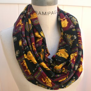 Infinity Scarf Animal Print Scarf Spring Gift - By PIYOYo