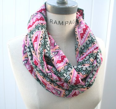 Tribal Print Scarf African Print Multicolor Scarf Tribal Print-By PIYOYO