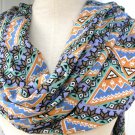 Tribal Scarf African Print Multicolor Scarf Tribal Print-By PIYOYO
