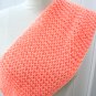Peach Infinity Scarf Hand Knit  Neckwarmer - By PIYOYO