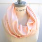 Peach Infinity Scarf Pashmina Scarf Autumn Neckwarmer - by PIYOYO