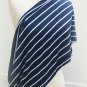 Navy Blue  Infinity Scarf  Cotton Jersey Eternity Scarf Fall Winter Neckwarmer- by PiYOY