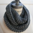 Grey Knit scarf Hand Knit Scarf Winter Neckwarmer - By PiYOYO