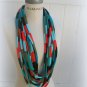 Necklace Scarf  Scarves Bikini rainbow colors Necklace Scarf Spring Trends- by PIYOYO