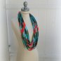 Necklace Scarf  Scarves Bikini rainbow colors Necklace Scarf Spring Trends- by PIYOYO
