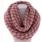 Chunky Houndstooth Scarf Fleece Infinity Scarf Winter Chunky Scarfs Back to School- By PiYOYO