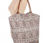 Tote Handbag Elephant Bag Canvas Bag Summer Beach Bag - By PiYOYO