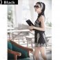 (DEAR LOVER) Flower Pattern Sleeveless One-piece Dress with Round Neck NTL-80861