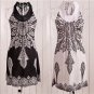 (DEAR LOVER) Flower Pattern Sleeveless One-piece Dress with Round Neck NTL-80861