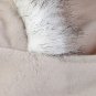 Hairy Collar Bracelet Sleeve Worsted Coat Waisted Hooded Overcoat Wrap for Women Ladies NDD-57191