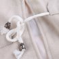 Hairy Collar Bracelet Sleeve Worsted Coat Waisted Hooded Overcoat Wrap for Women Ladies NDD-57191