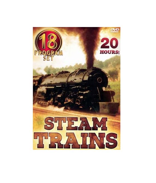 Steam Trains - Eighteen Program Set (DVD, 2004, 5-Disc Set)