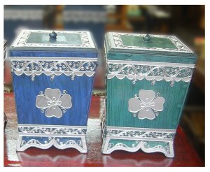 Handcraft Box LANNA style : Special product From Thailand , Free shipping