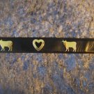 Moschino Heart and Cow belt