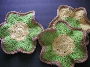 Hot pad and Potholders- Set 1