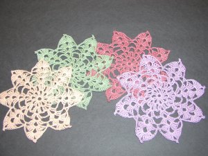 Flower Coasters- Set 1