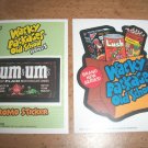 WACKY PACKAGES OLD SCHOOL2 *BOTH*INSERT & PROMO STICKER