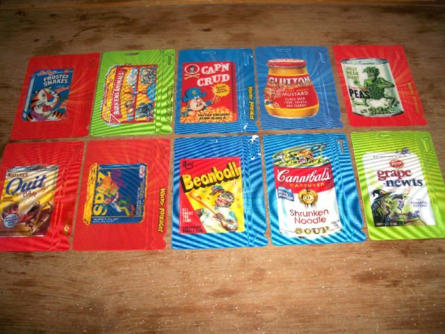 WACKY PACKAGES 2011 ANS8 "MOTION TAG" SET 10/10 NICE!!
