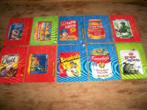 WACKY PACKAGES 2011 ANS8 "MOTION TAG" SET 10/10 NICE!!