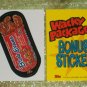WACKY PACKAGES ANS5 ***BLOB~EVANS*** BONUS STICKER  B1
