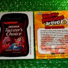 2012 WACKY PACKAGES SERIES8 BIO CARD **TWISTER'S~CHOICE** FRED WHEATON
