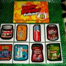 2012 WACKY PACKAGES SERIES8 COMPLETE BIO CARD SET (8) & SIGNED POSTCARD SET (6)