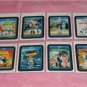 WACKY PACKAGES ANS8 MINI MASTER SET BASE,PINK,MAGNET,BTTP,GTM,MOTION SET & MORE!