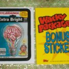 WACKY PACKAGES ANS5 ***SYLBRAINIA*** BONUS STICKER  B2