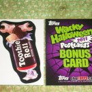 2011 WACKY PACKAGES ***TOOTHIE ROLL*** BONUS CARD  TS13   NEW!!