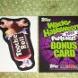 2011 WACKY PACKAGES ***TOOTHIE ROLL*** BONUS CARD  TS13   NEW!!