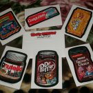 2012 WACKY PACKAGES SET OF SIX  POSTCARDS + ENVELOPE W/ LOGO  NEW SERIES!!