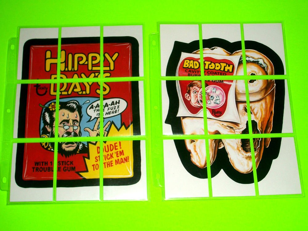WACKY PACKAGES OLD SCHOOL2 & 3 BOTH COMPLETE PUZZLES NM/MINT