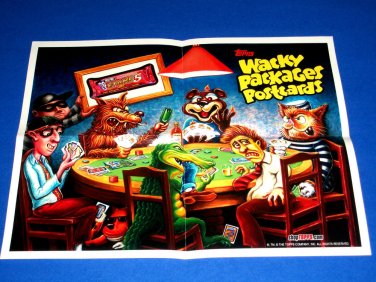 2011 WACKY PACKAGES SERIES 7 POSTCARDS HARD TO FIND POSTER 14x11  RARE!!