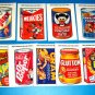 2005 WACKY PACKAGES ANS2 COMPLETE SET of **CLEAR CLINGS** 9/9   HTF!!