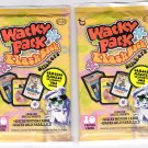 2008 WACKY PACKAGES FLASHBACK1  LOT OF 2 SEALED PACKS BRAND NEW! HTF!!
