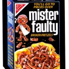 WACKY PACKAGES OLD SCHOOL2 PROMO CARD **MISTER FAULTY** NM