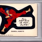 1975 MARVEL COMIC BOOK HEROES **SHANG-LI,KUNG FU** PSA GRADED 5 EX   GPK