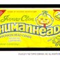 2011 WACKY PACKAGES HALOWEEN SERIES "HUMANHEAD" BIO CARD by JEFF ZAPATA VHTF!!