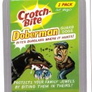 2013 WACKY PACKAGES ANS11 SILVER CARD **CROTCH-BITE** #40 NEW SERIES