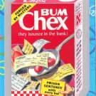 WACKY PACKAGES FLASHBACK1 SILVER BORDER ""BUM CHEX"" #17  NM
